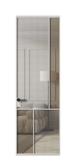 Межкомнатная дверь АЛПЛ041.21 АТСР MS+Бронза триплекс. Цвет Алюминий тёплый серый. Материал Алюминий в эмали. Коллекция Mosaic. Фото. Дверь межкомнатная АЛПЛ041.21 АТСР MS+Бронза триплекс. Цвет Алюминий тёплый серый. Материал Алюминий в эмали. Коллекция Mosaic. Картинка.