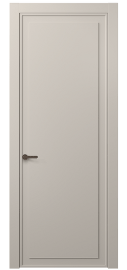 Дверь межкомнатная АКП 8602 МСБЖ. Цвет Матовый светло-бежевый. Материал Гладкая эмаль. Коллекция Frame. Картинка.