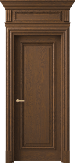 Дверь межкомнатная 7301 ДКШ.М. Цвет Дуб каштановый матовый. Материал Массив дуба матовый. Коллекция Antique. Картинка.