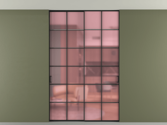 Алюминевая перегородка АЛПР 040.05_ЧРН_САТ РОЗ_new. Цвет Алюминий Черный. Материал Алюминий. Коллекция Перегородка Formato внутри проёма скрытое крепление в потолок 2 створки. Фото. Алюминевая перегородка АЛПР 040.05_ЧРН_САТ РОЗ_new. Цвет Алюминий Черный. Материал Алюминий. Коллекция Перегородка Formato внутри проёма скрытое крепление в потолок 2 створки. Картинка.