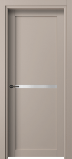 Дверь межкомнатная 2112 ПЭСК САТ. Цвет ПЭТ серо-коричневый . Материал ПЭТ. Коллекция Нео. Картинка.