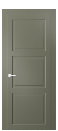 Дверь межкомнатная 8003 МОТ. Цвет Матовый оливковый тёмный. Материал Гладкая эмаль. Коллекция Neo Classic. Картинка.
