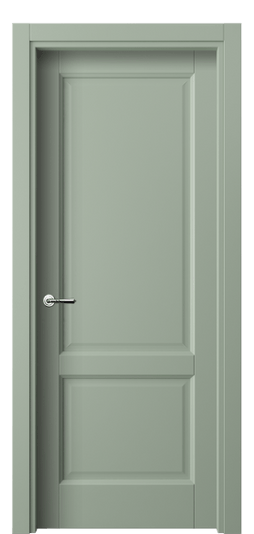Дверь межкомнатная 1421 ПЭСО. Цвет ПЭТ светло-оливковый. Материал ПЭТ. Коллекция Galant. Картинка.