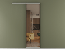 Перегородка Формато вдоль стены 1 створка