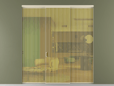 Перегородка Formato внутри проёма 3 створки