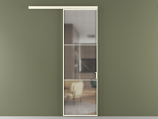 Перегородка Formato вдоль стены 1 створка